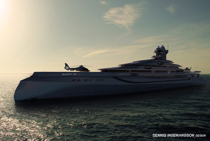 Yachtkonzept Her Majesty Superyacht Luxusyacht D Design Superyachten Megayachten